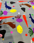 Doops Garden (pale green) cotton (CUT PIECE 90CM $9)