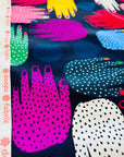 Hands Power cotton (CUT PIECE 90CM $9)