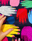 Hands Power cotton (CUT PIECE 90CM $9)
