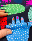 Hands Power cotton (CUT PIECE 90CM $9)
