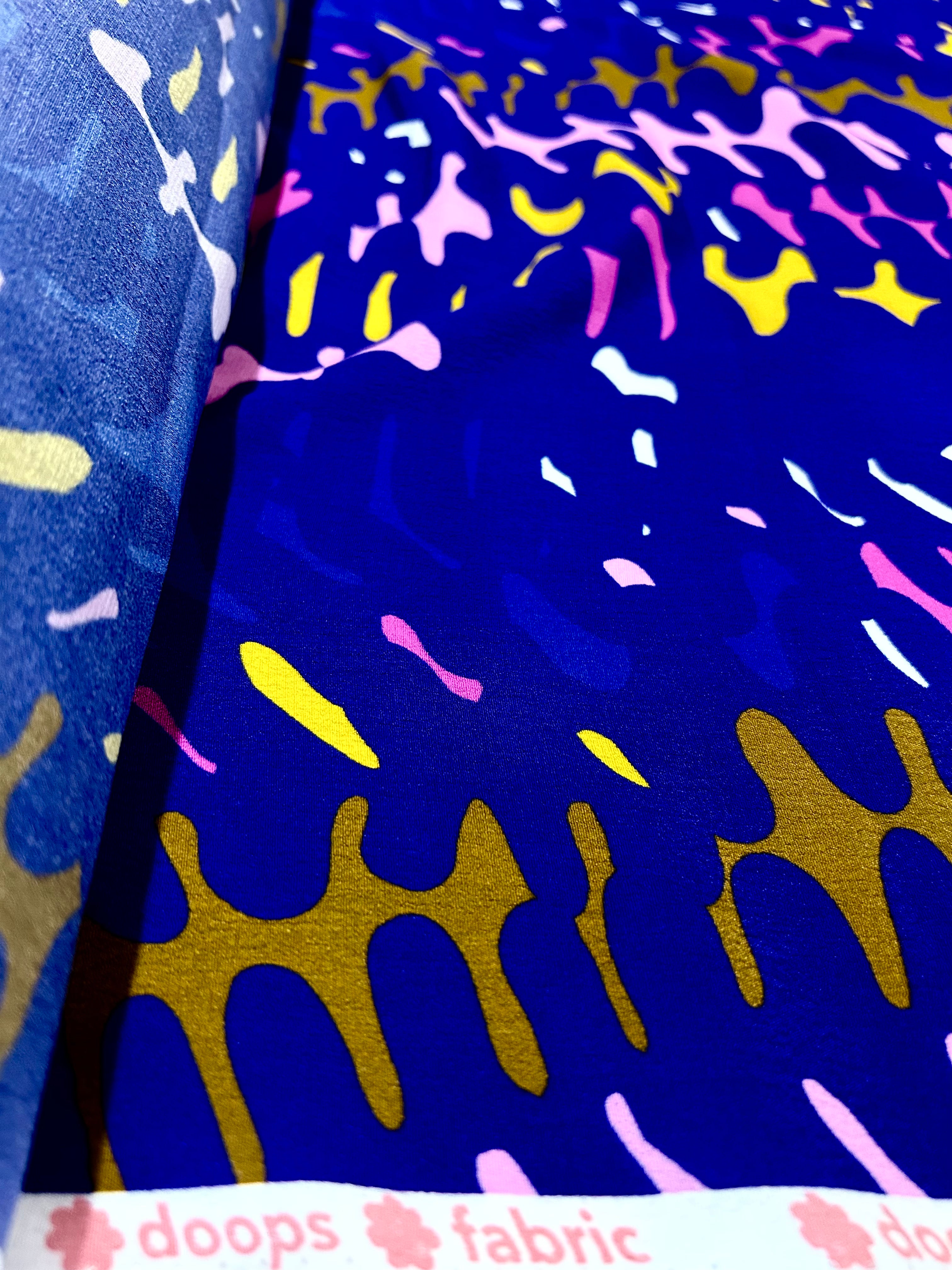 Night Fern viscose crepe