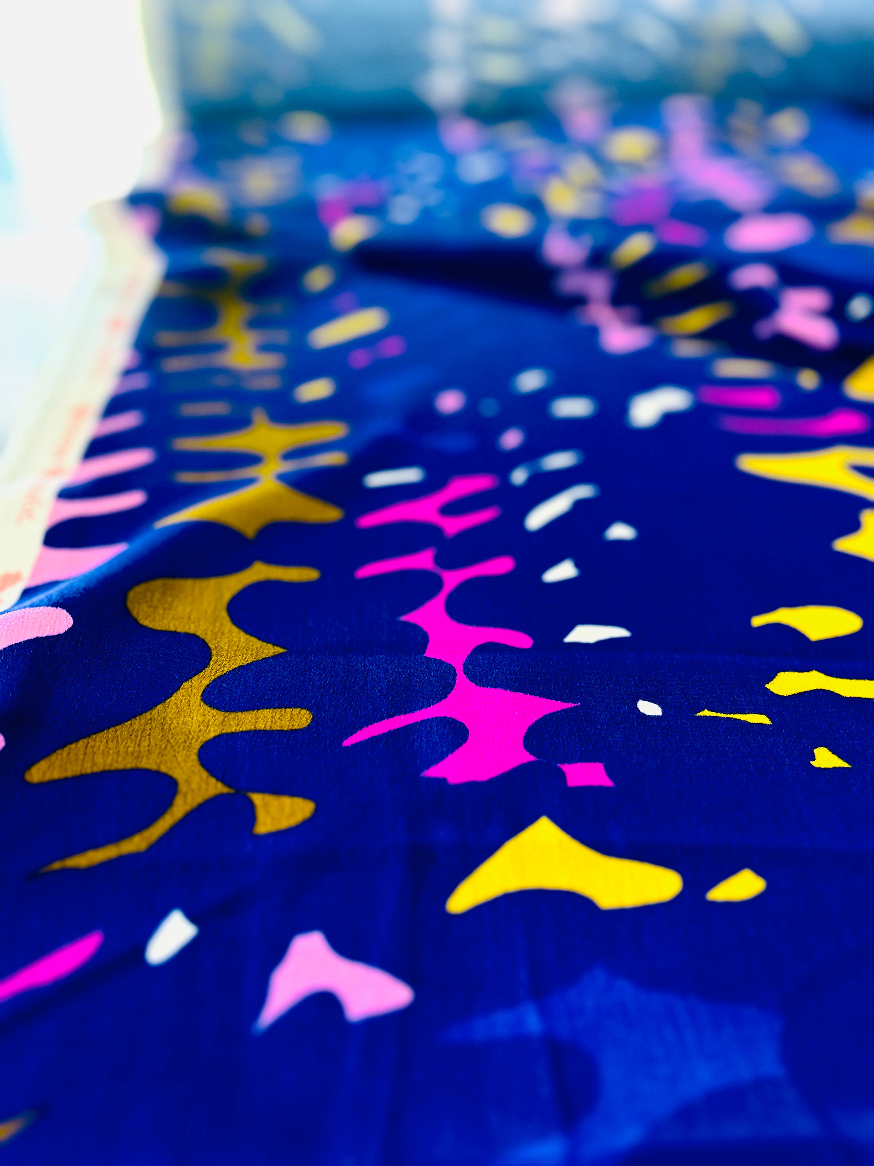 Night Fern viscose crepe