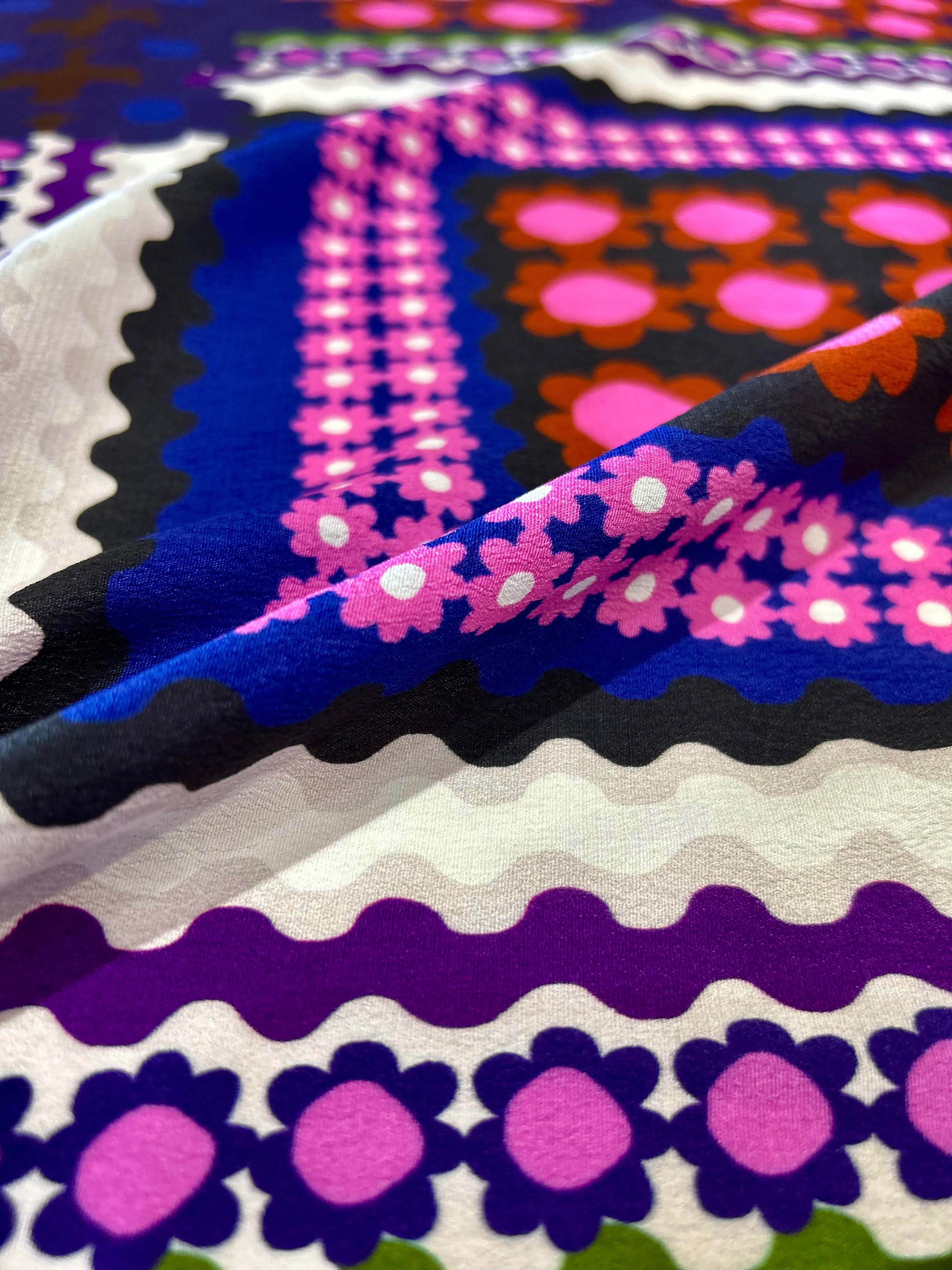 Bloom Vibe viscose crepe