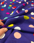 Confetti viscose crepe