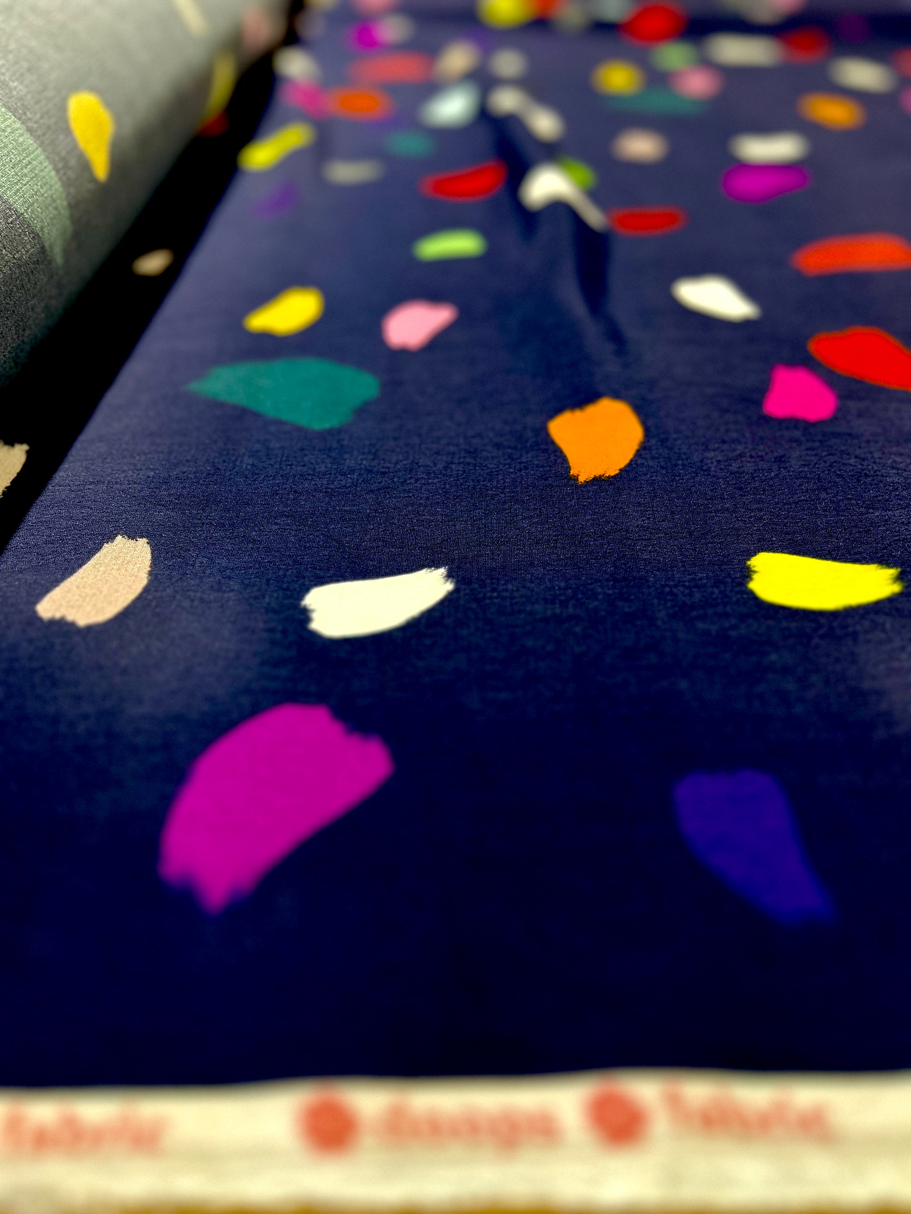 Splat viscose crepe