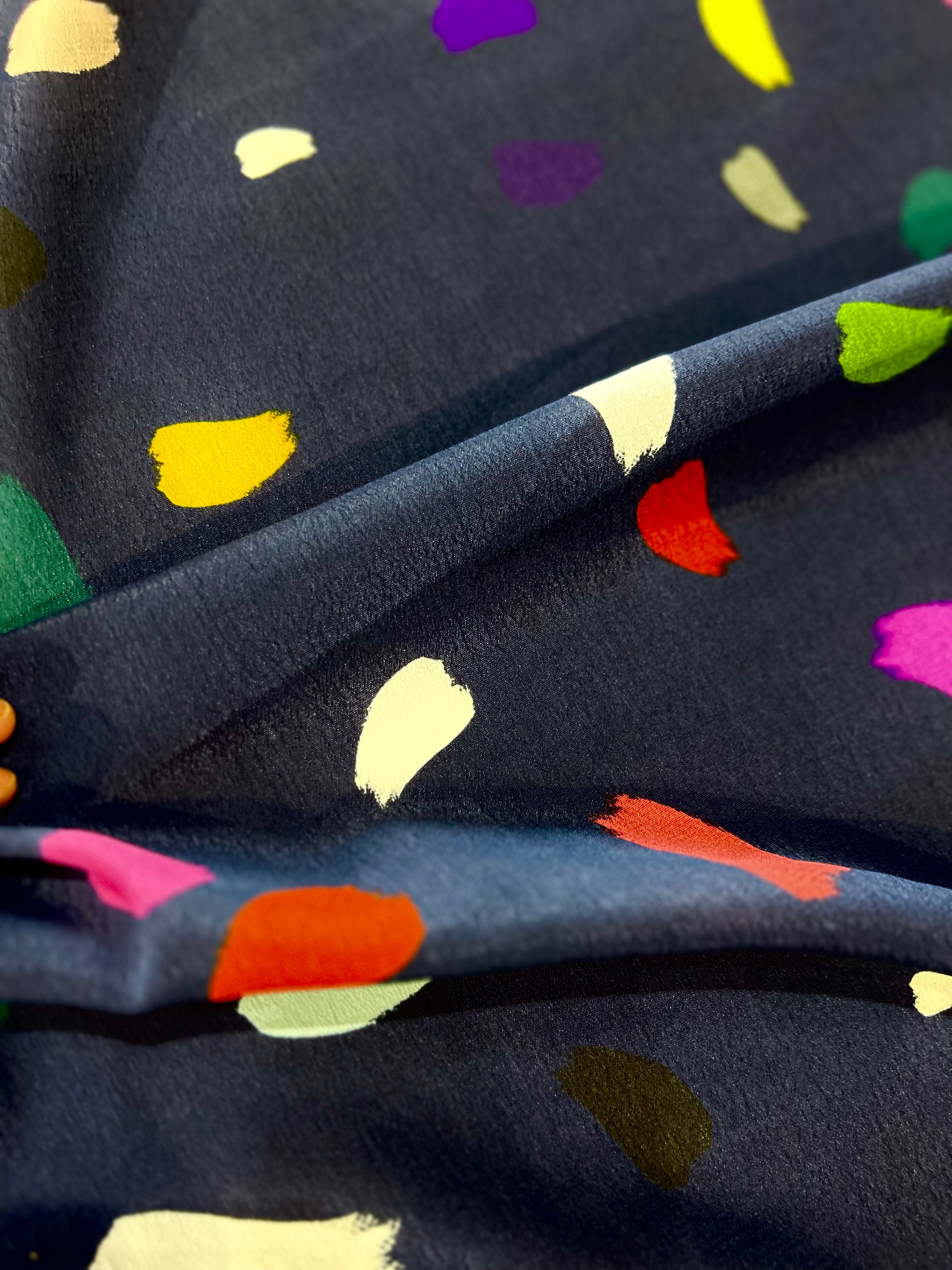 Splat viscose crepe