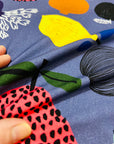 Love To Garden jersey (CUT PIECE 1.7CM $20)