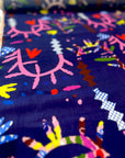 Jardiniere viscose crepe (CUT PIECE 2M $30)