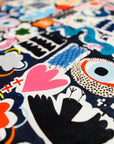 Doops & Loops cotton linen (CUT PIECE 1M $12)