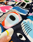 Doops & Loops cotton linen (CUT PIECE 1M $12)