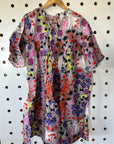 Sample Lumo Glow Cacti dress 100% seersucker cotton