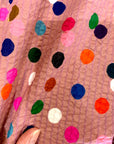 Confetti (beige) Cotton Seersucker (CUT PIECE 1M $5)