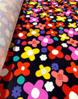 Daisy Pop Cotton Jersey (CUT PIECE 1.1M $10)