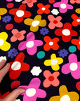 Daisy Pop Cotton Jersey (CUT PIECE 1.1M $10)
