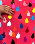 Dusty Drops Cotton Jersey (CUT PIECE 1.2M $8)