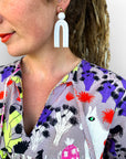 Sample Lumo Glow Cacti dress 100% seersucker cotton