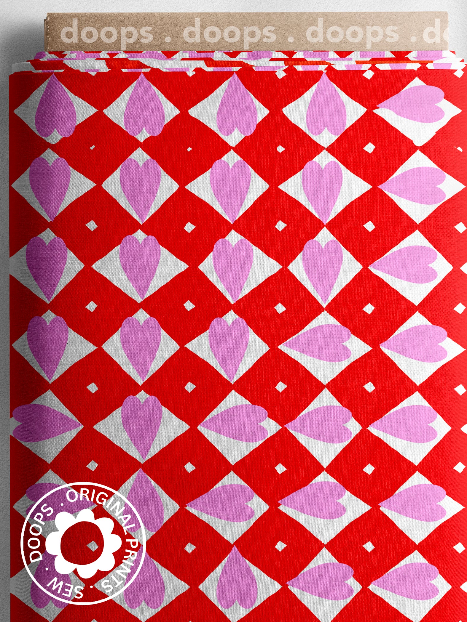 Love Bite Diamond Heart (pink/red)