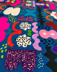 Kooki (blue) cotton (CUT PIECE 1.8M $25)