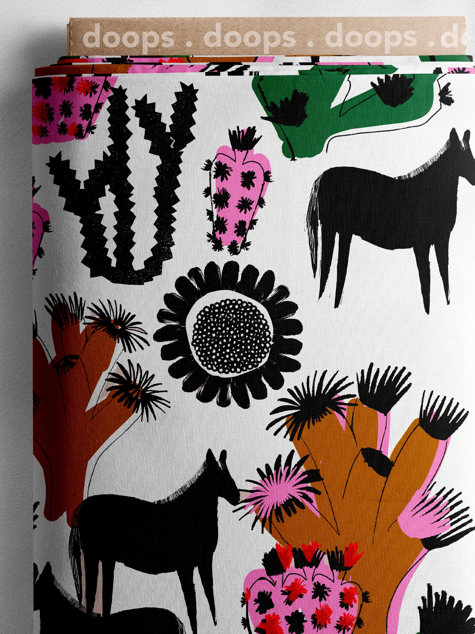 Cacti Lumo LINEN COTTON (CUT PIECE 1M)