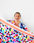 Confetti 95% cotton 5% Silk Scarf/Sarong