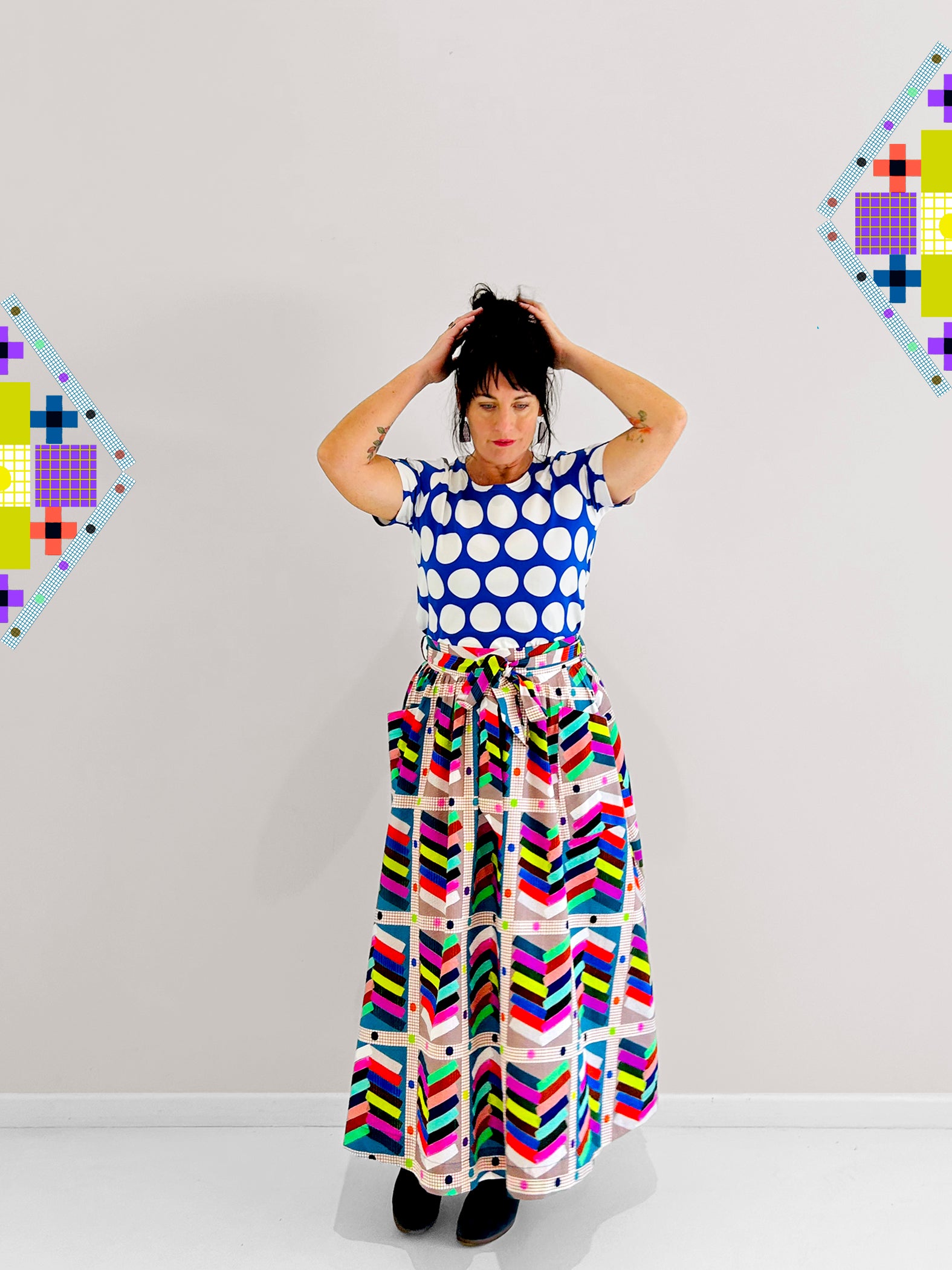 Blue Pop Top (SAMPLE XS)