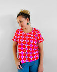 Diamond Hearts Jersey T'shirt