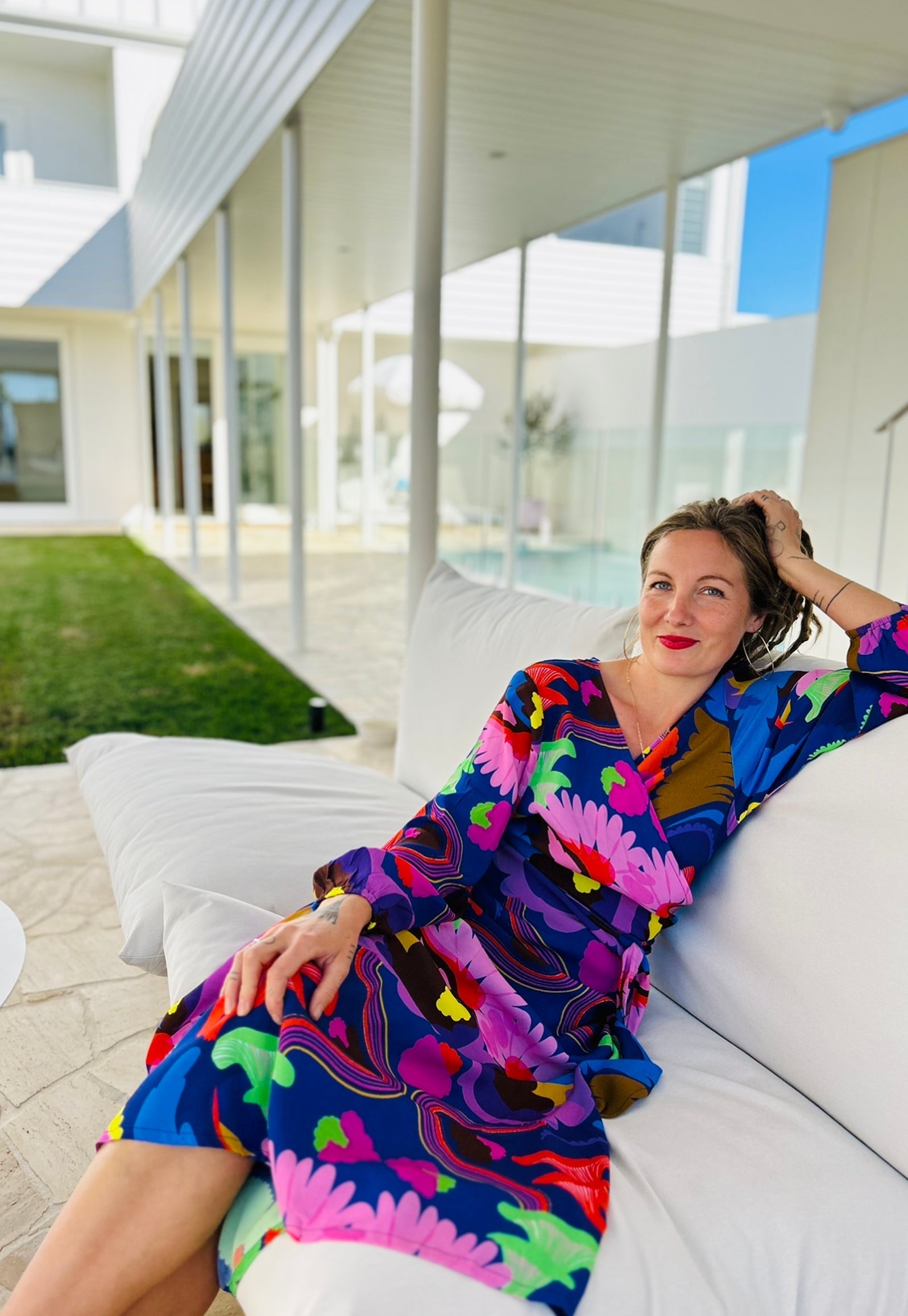 SECONDS/SAMPLE Euphoria Wrap Dress- No tie