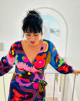 SECONDS/SAMPLE Euphoria Wrap Dress. Tie is seperate. Not sewn in