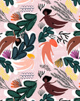 Bathing Seaweed Ladies (light version) viscose crepe (CUT PIECE 2M $30)