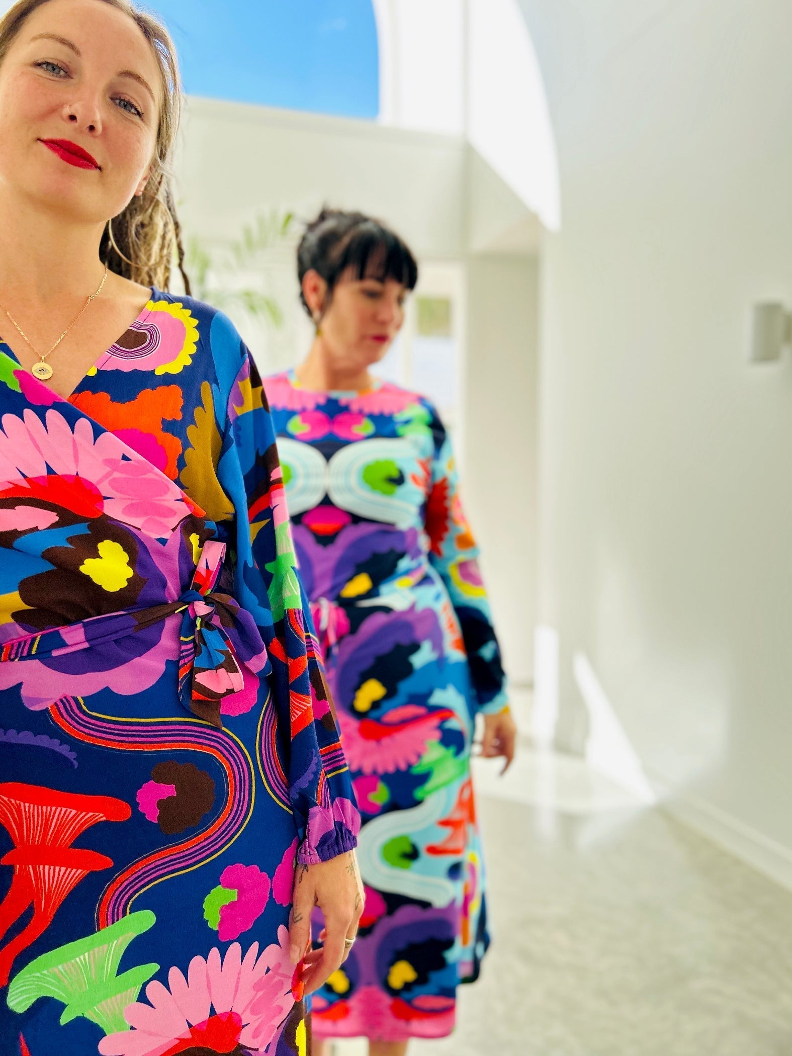 SECONDS/SAMPLE Euphoria Wrap Dress- No tie