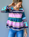 Cacti Weft cotton top