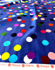 Large Confetti (blue) cotton (CUT PIECE 2M $30)