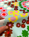 Copy of Flower Power (light) cotton linen (CUT PIECE 1.2M $15)