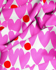 Sweet Pink Love cotton (CUT PIECE 2.2M $30)