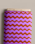 Squiggle Play cotton jersey piece 40cm Red and pink