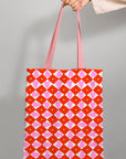 Diamond Hearts (red) COTTON
