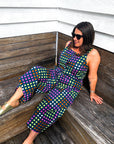 Lumo Check cotton seersucker (CUT PIECE 1.2M $15)