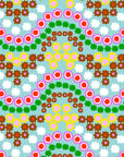 Copy of Flower Power (light) cotton linen (CUT PIECE 1.2M $15)