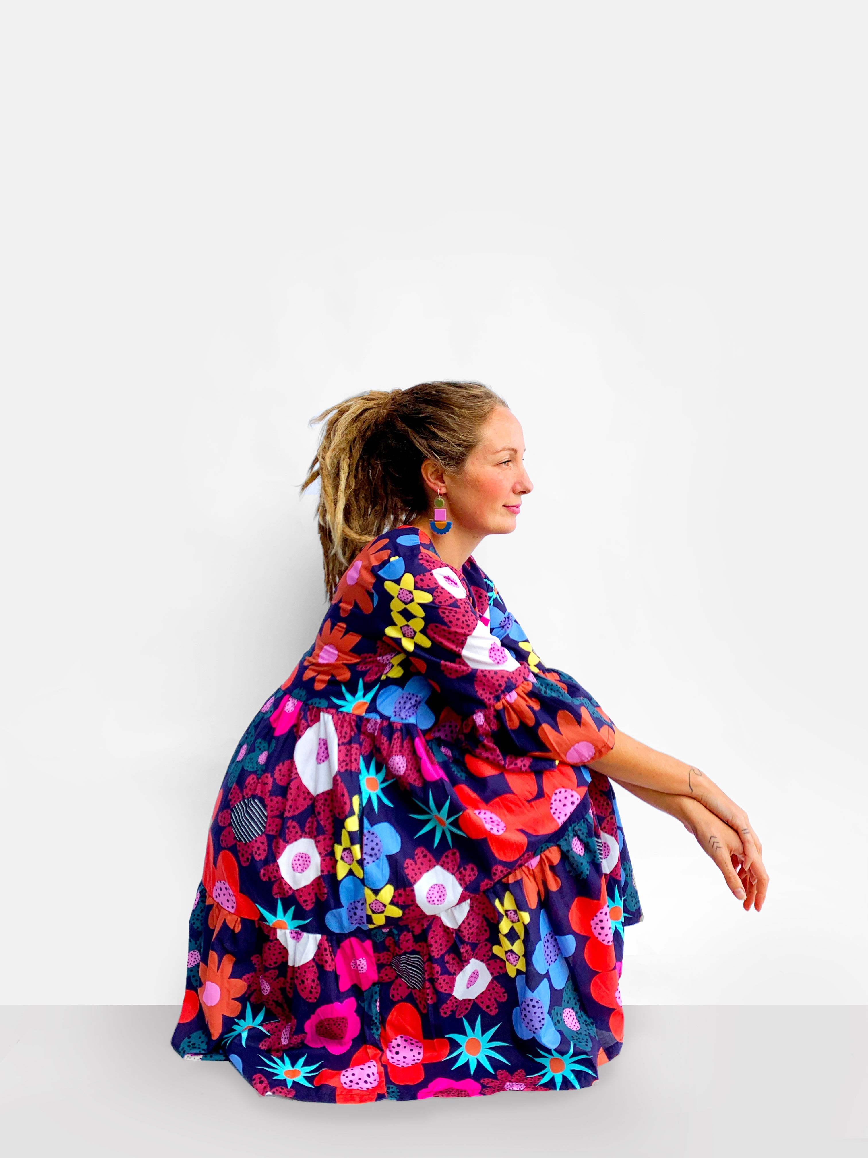 Blink Bloom dress 100% cotton (4637578854496)