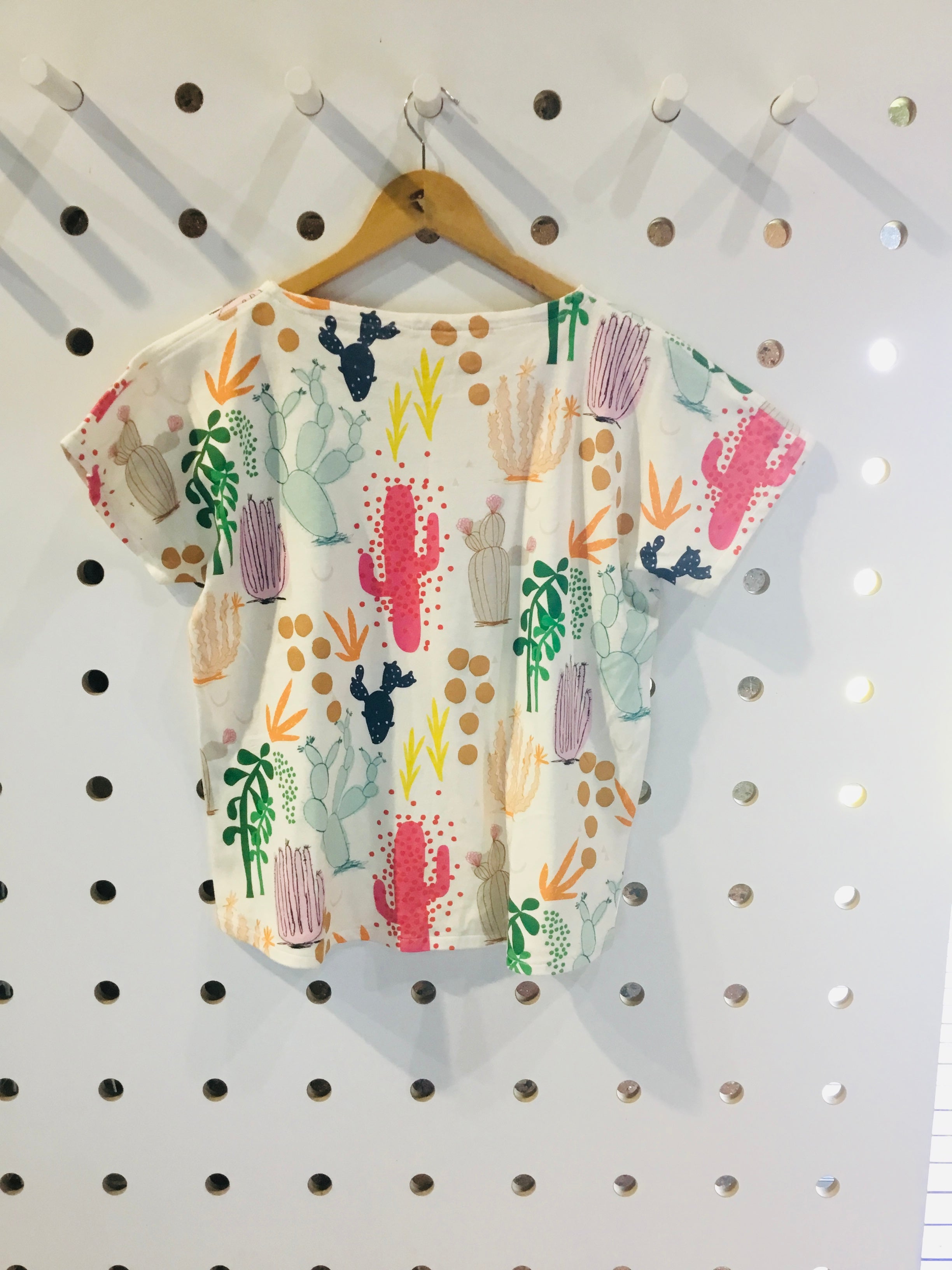 Camp Shirt Pastel Cacti