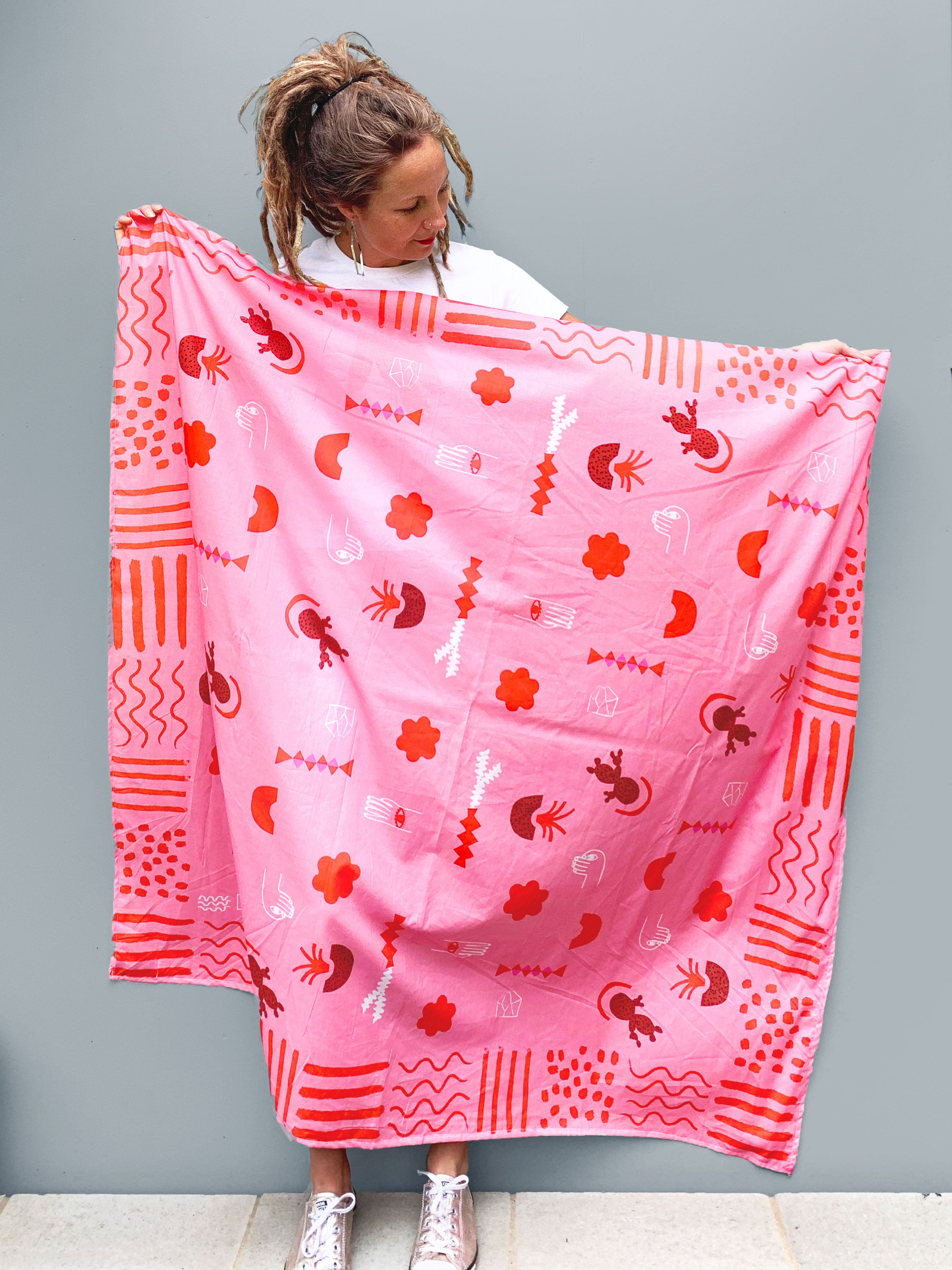 Potting Doops 100% cotton scarf (5793178714265)
