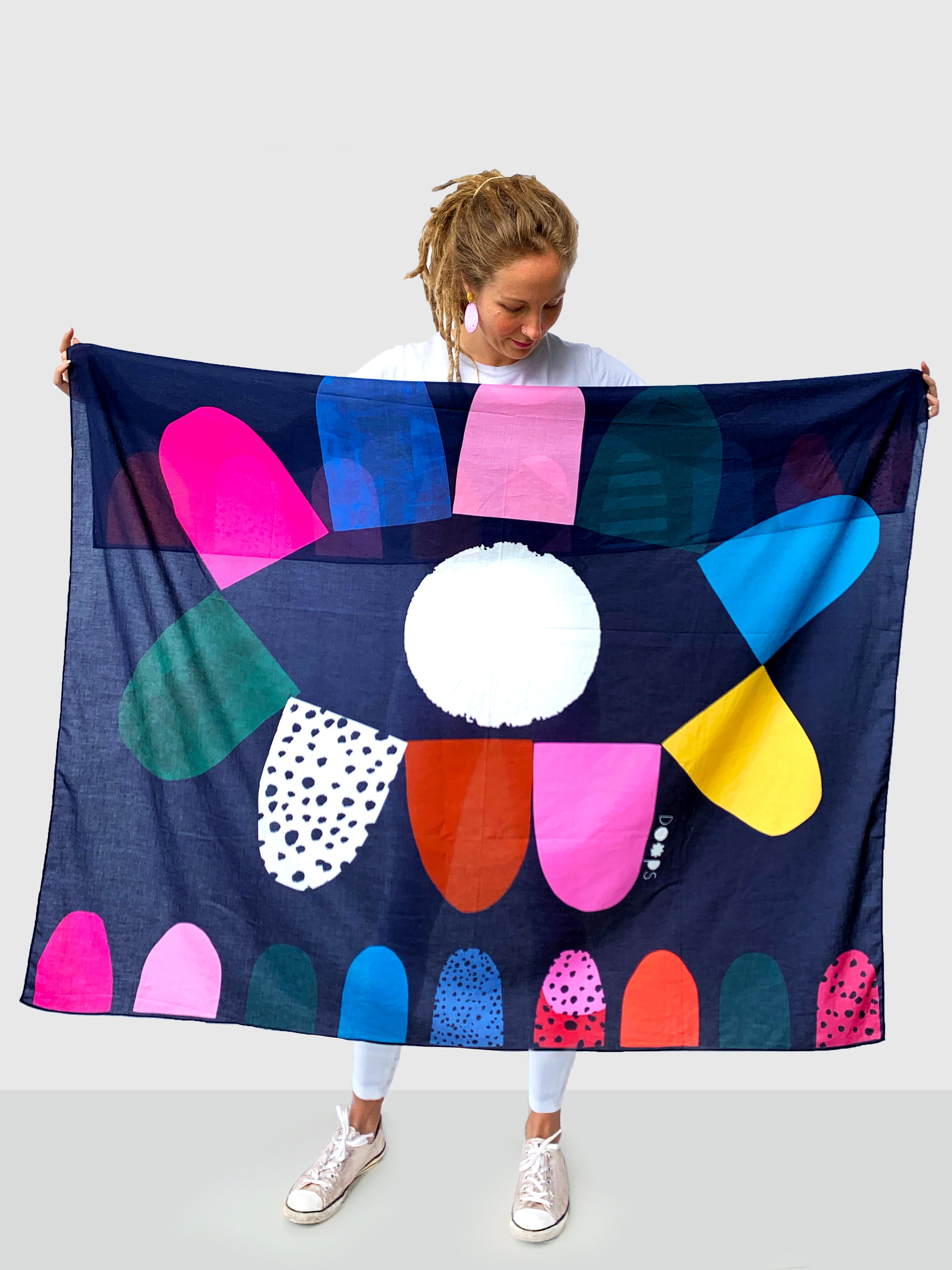 Blink 100% cotton scarf (4636103114848)