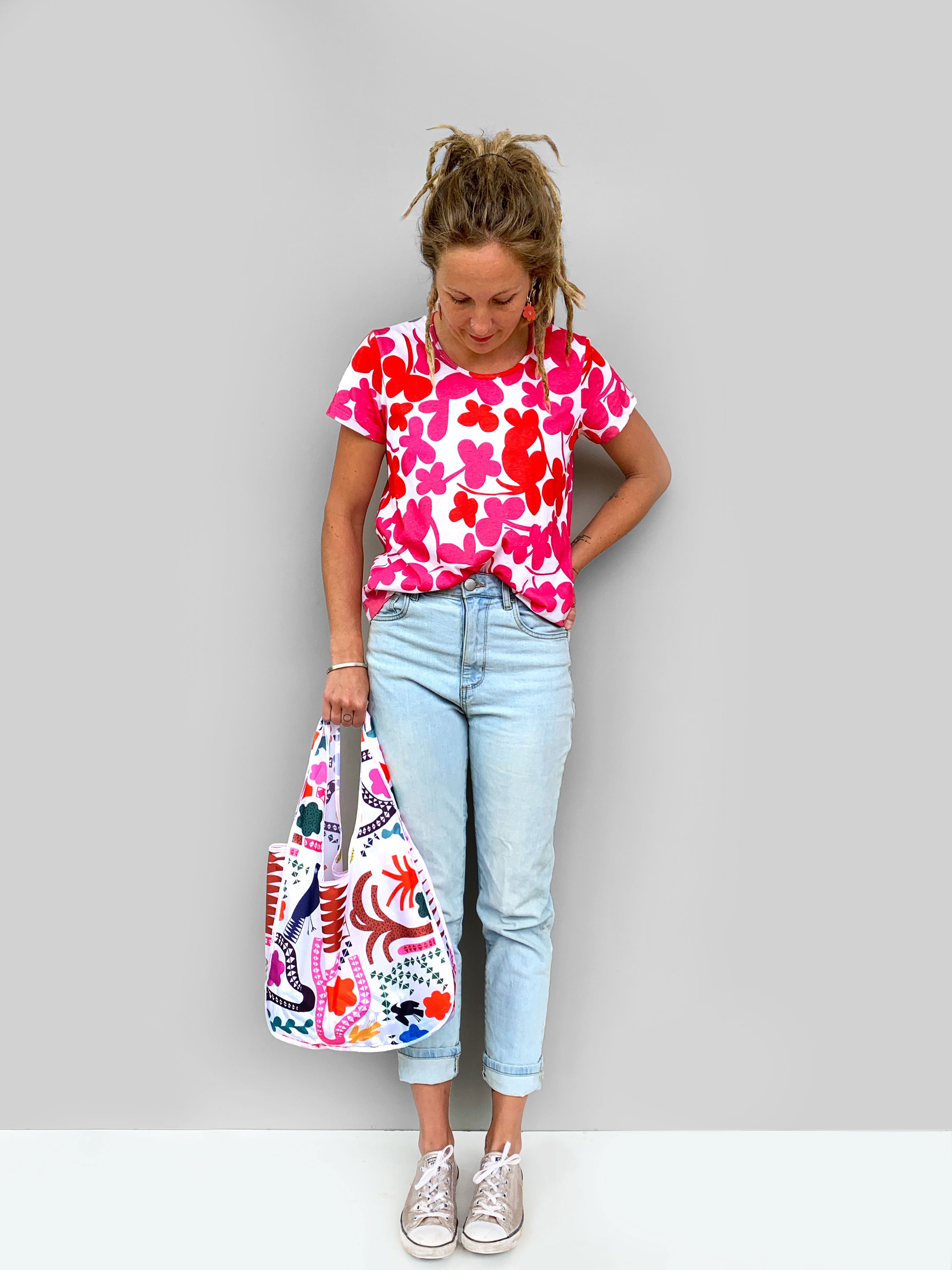 Pinky Clover Kooki 100% organic jersey T'shirt (5823264653465)