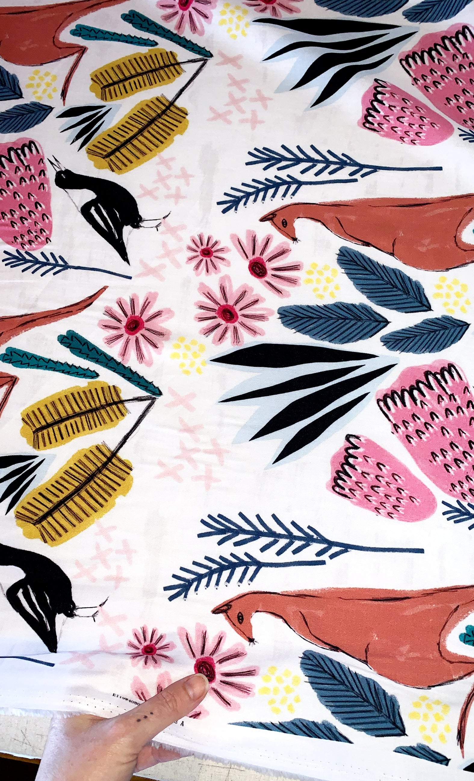 Cowley Fields (white)100% Cotton (2093654835296)