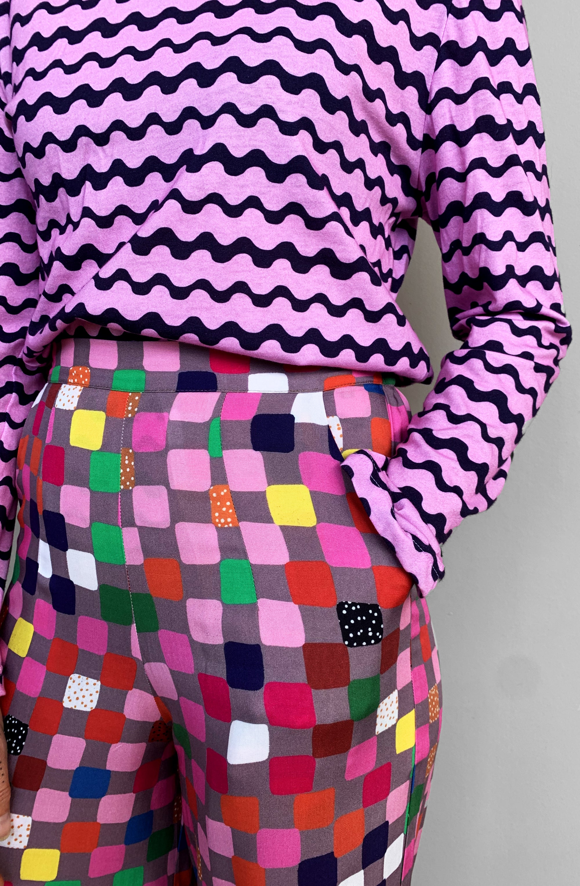 Check Bomb 100% cotton pants (6843098792089)