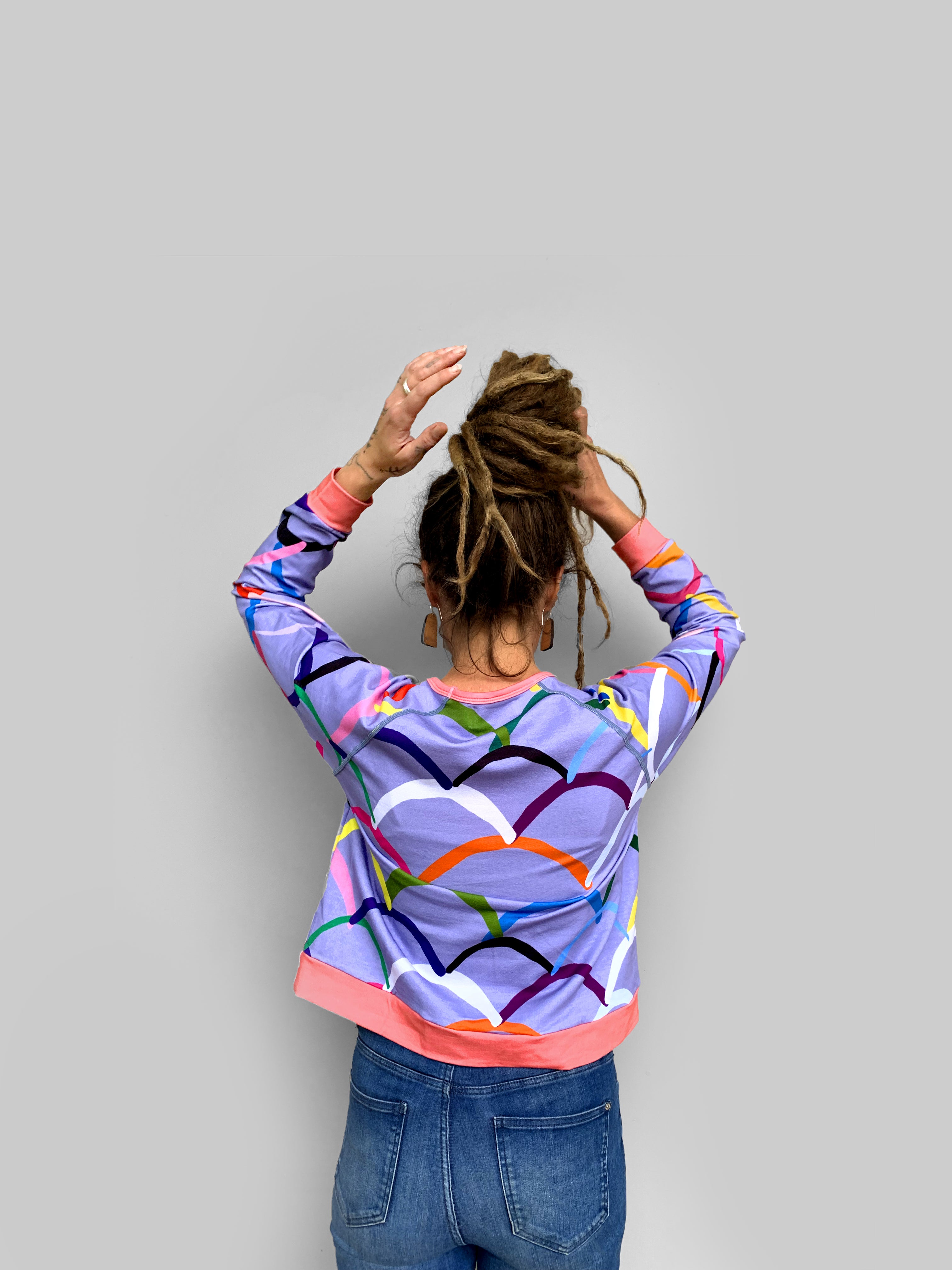 LAST ONE Coloured Hills Jumper