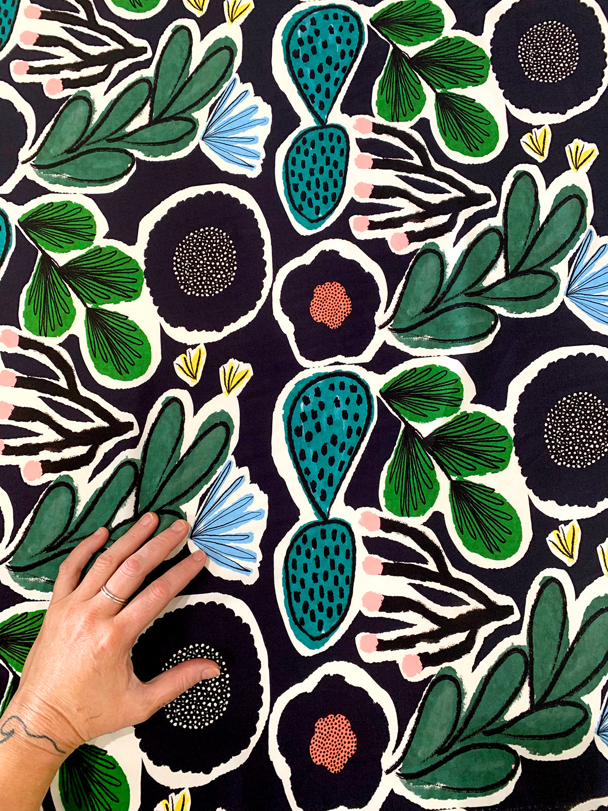Cactus Bloom 100% cotton