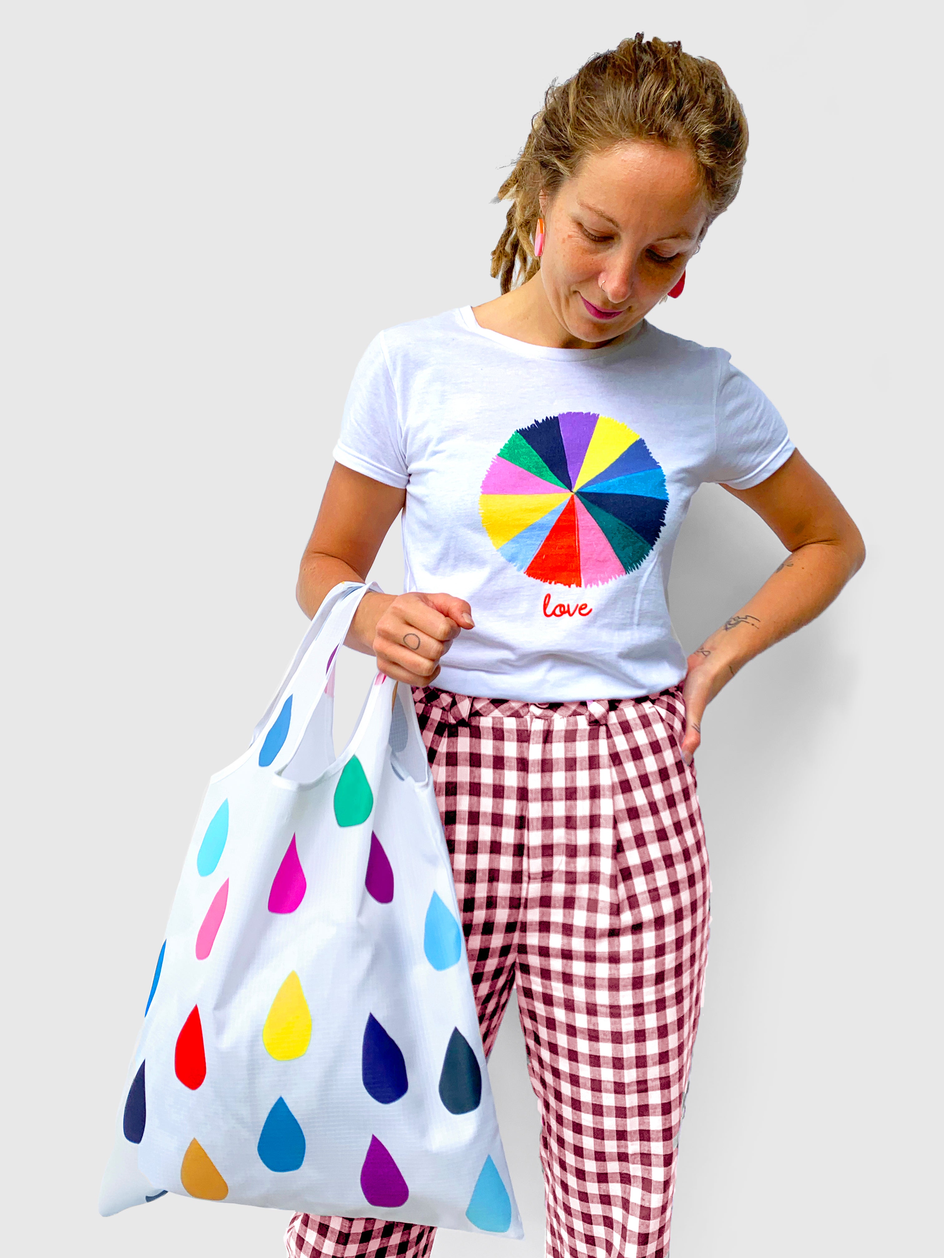 Colour Drops Bag (comes with pouch) (4619637948512)