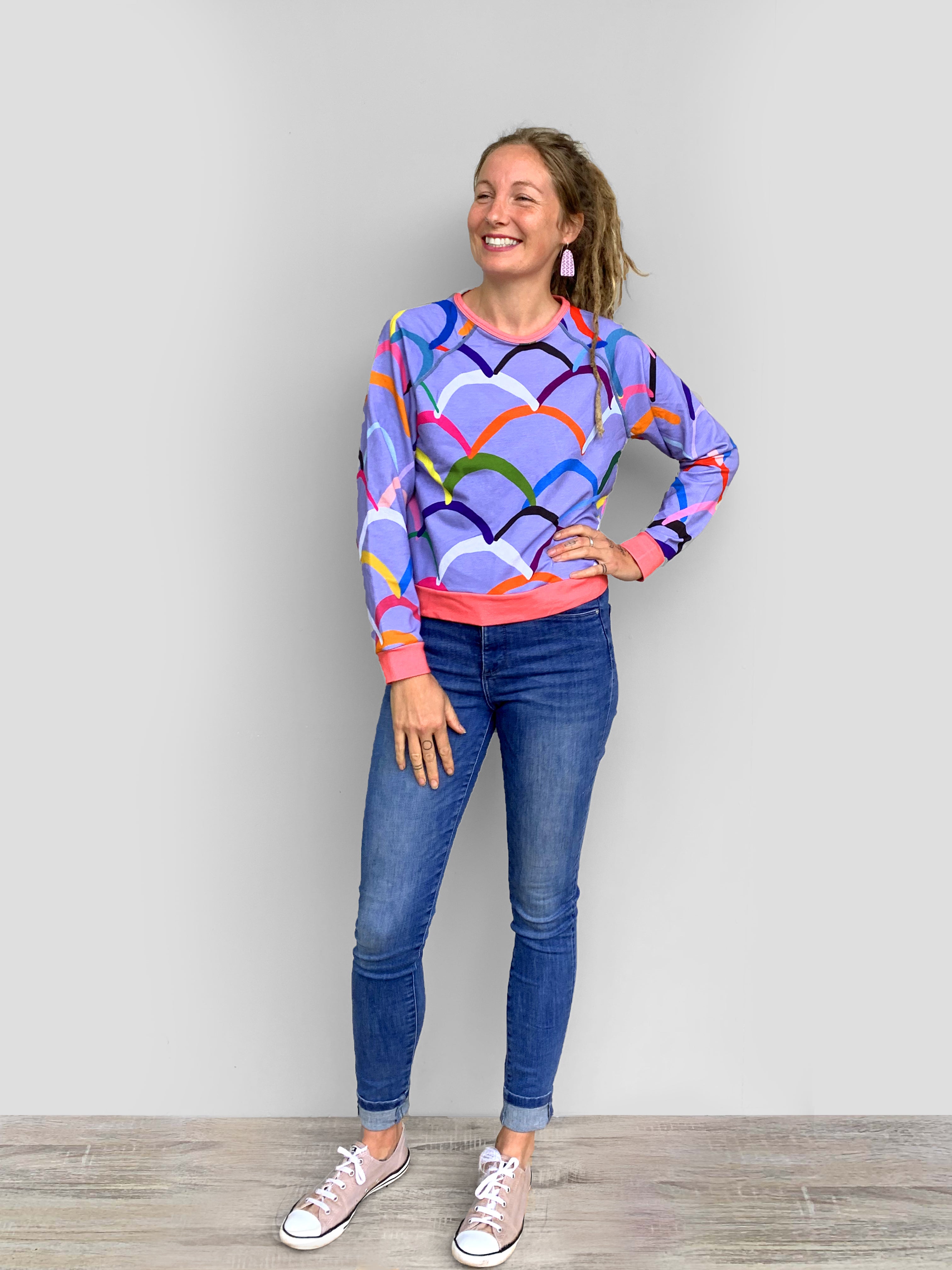 LAST ONE Coloured Hills Jumper