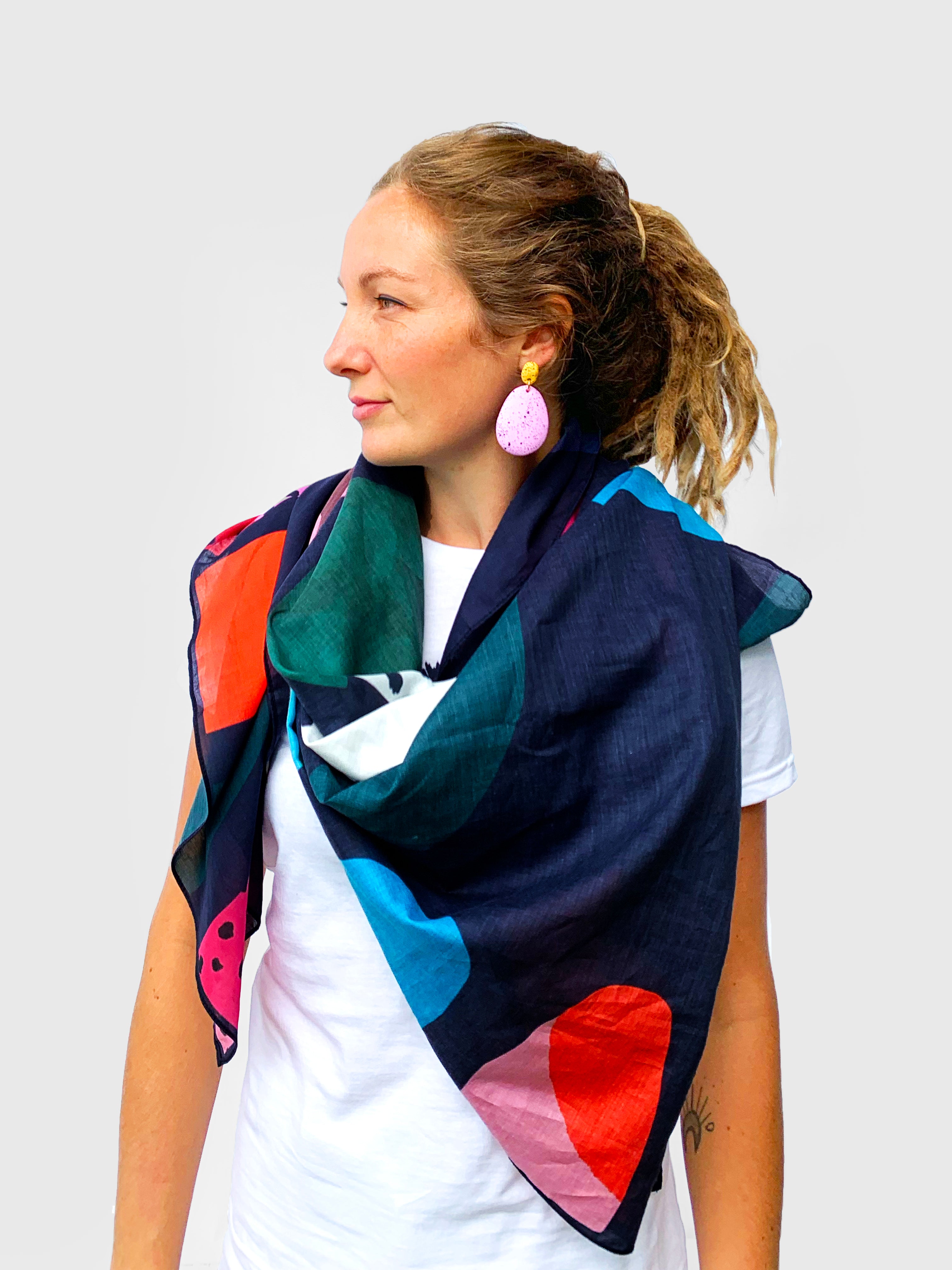 Blink 100% cotton scarf (4636103114848)